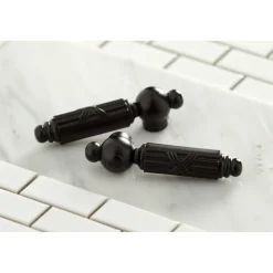 Kingston Brass Vintage Deck Mount 2-Handle 4-Inch Centerset Bathroom Faucet