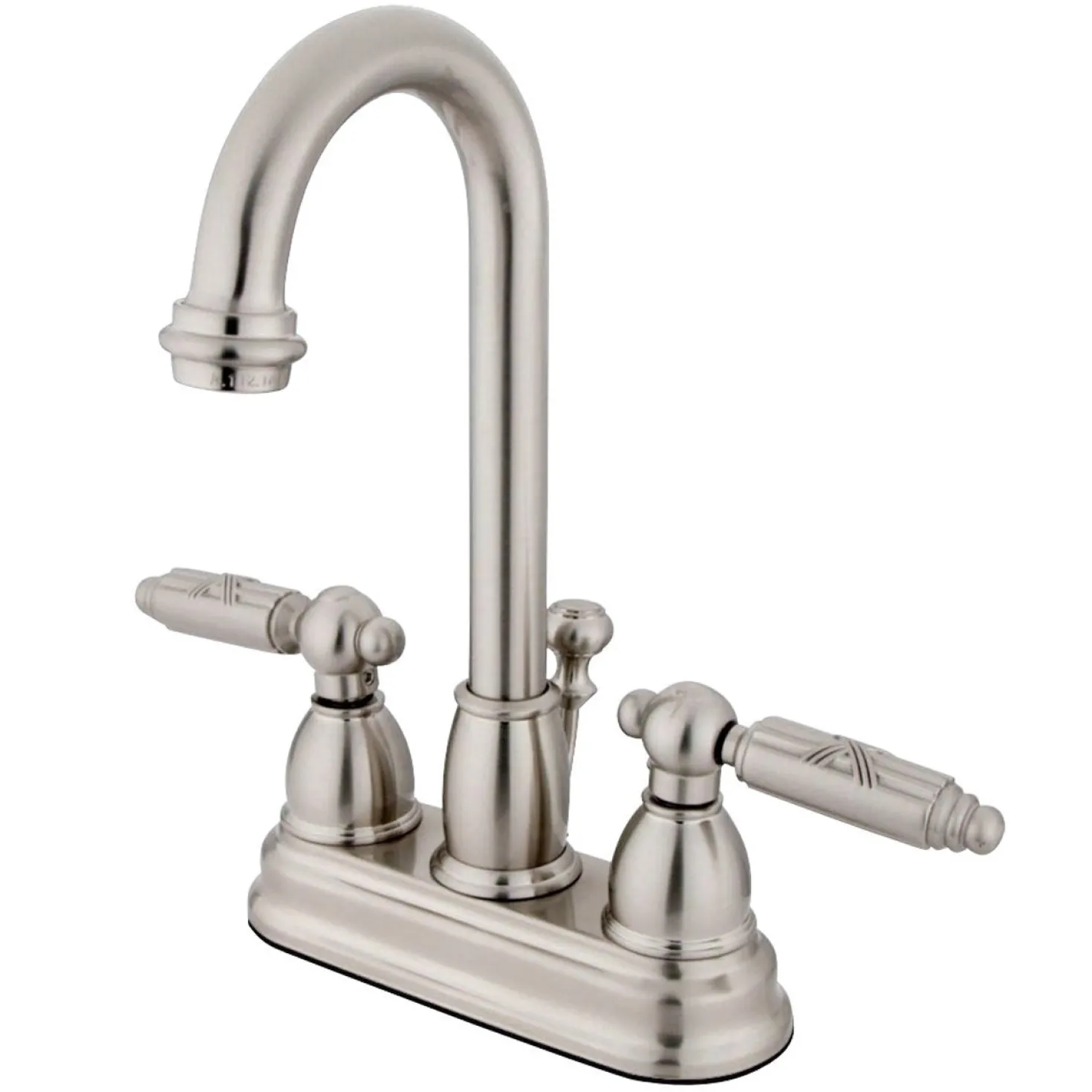 Kingston Brass Vintage Deck Mount 2-Handle 4-Inch Centerset Bathroom Faucet