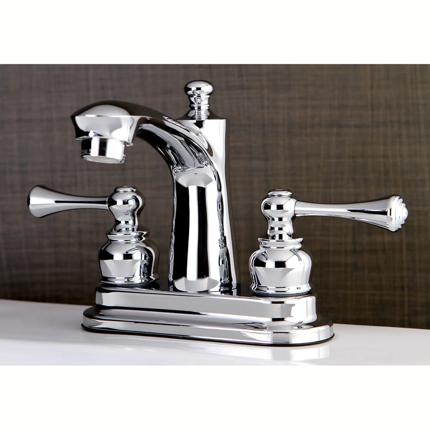 Kingston Brass Vintage Deck Mount 4" Centerset Bathroom Faucet