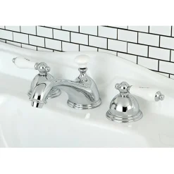Kingston Brass Vintage Deck Mount 8 to 16-Inch Widespread Bathroom Faucet