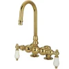 Kingston Brass Vintage 3-3/8" Deck Mount Clawfoot Tub Filler Faucet