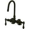 Kingston Brass Vintage Deck Mount Clawfoot Tub Filler Faucet