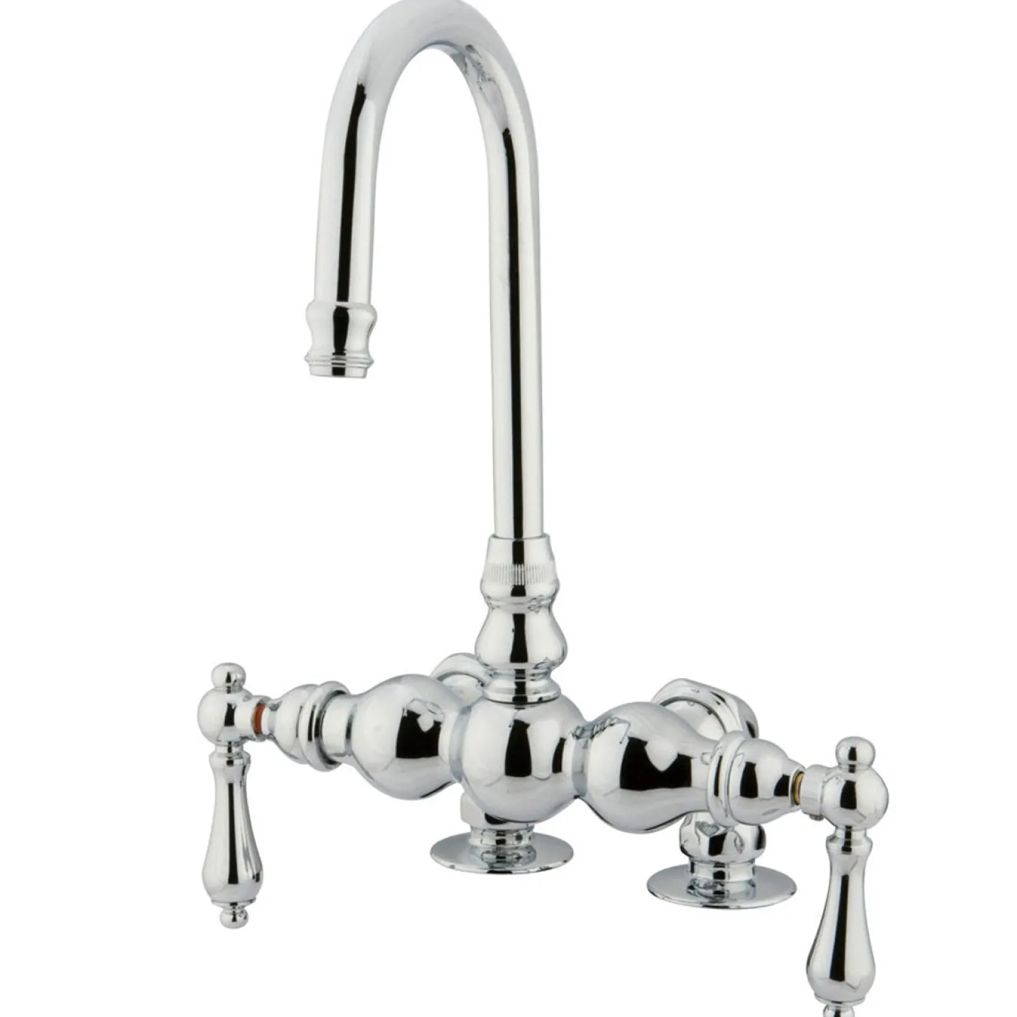 Kingston Brass Vintage Deck Mount Clawfoot Tub Filler Faucet