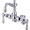Kingston Brass Vintage 3-3/8" Deck Mount Clawfoot Tub Filler