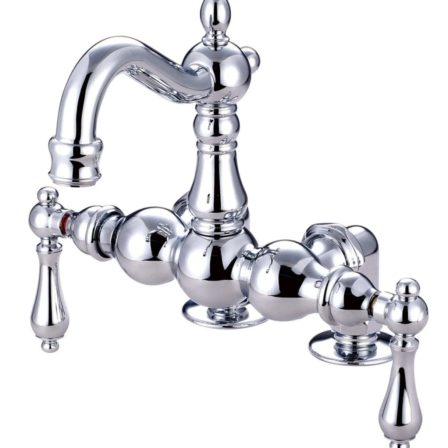 Kingston Brass Vintage 3-3/8" Deck Mount Clawfoot Tub Filler