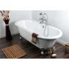 Kingston Brass Vintage 7" Deck Mount Clawfoot Tub Filler with Hand Shower