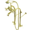 Kingston Brass Vintage Freestanding Clawfoot Tub Faucet with Hand Shower