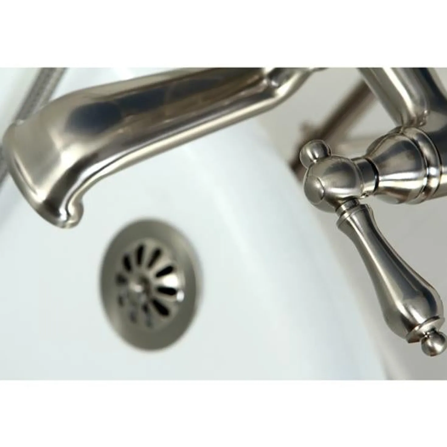 Kingston Brass Vintage Freestanding Tub Filler Package
