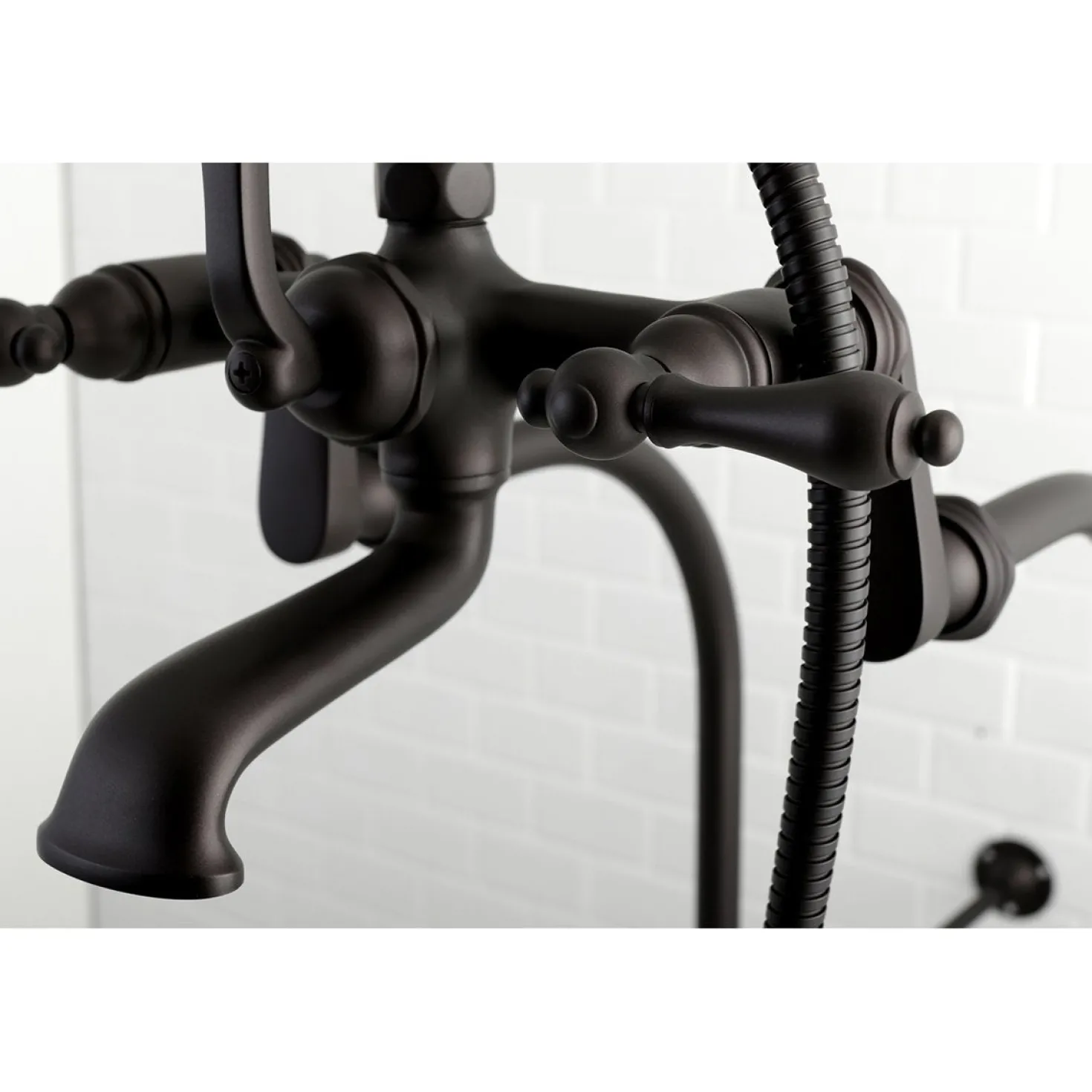 Kingston Brass Vintage Freestanding Tub Filler Package