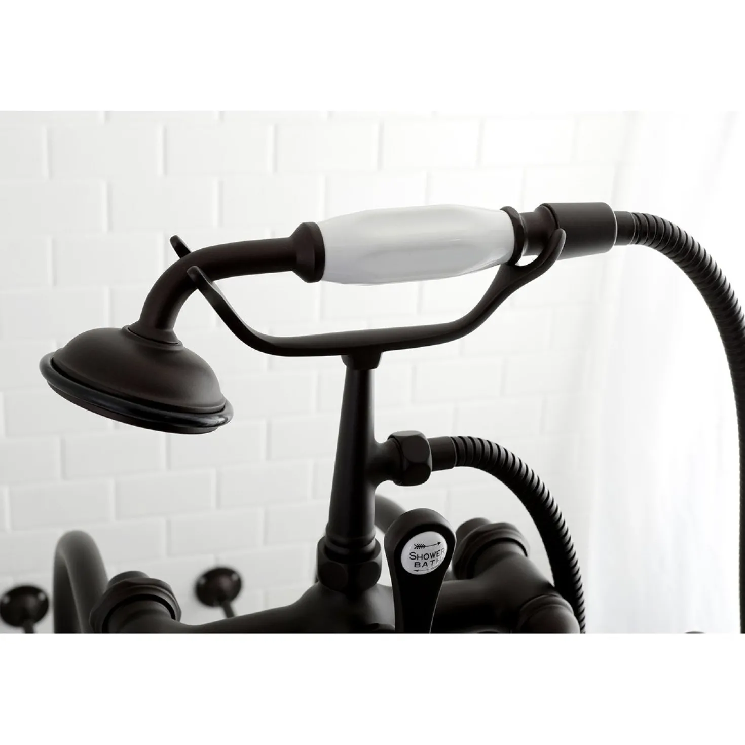 Kingston Brass Vintage Freestanding Tub Filler Package
