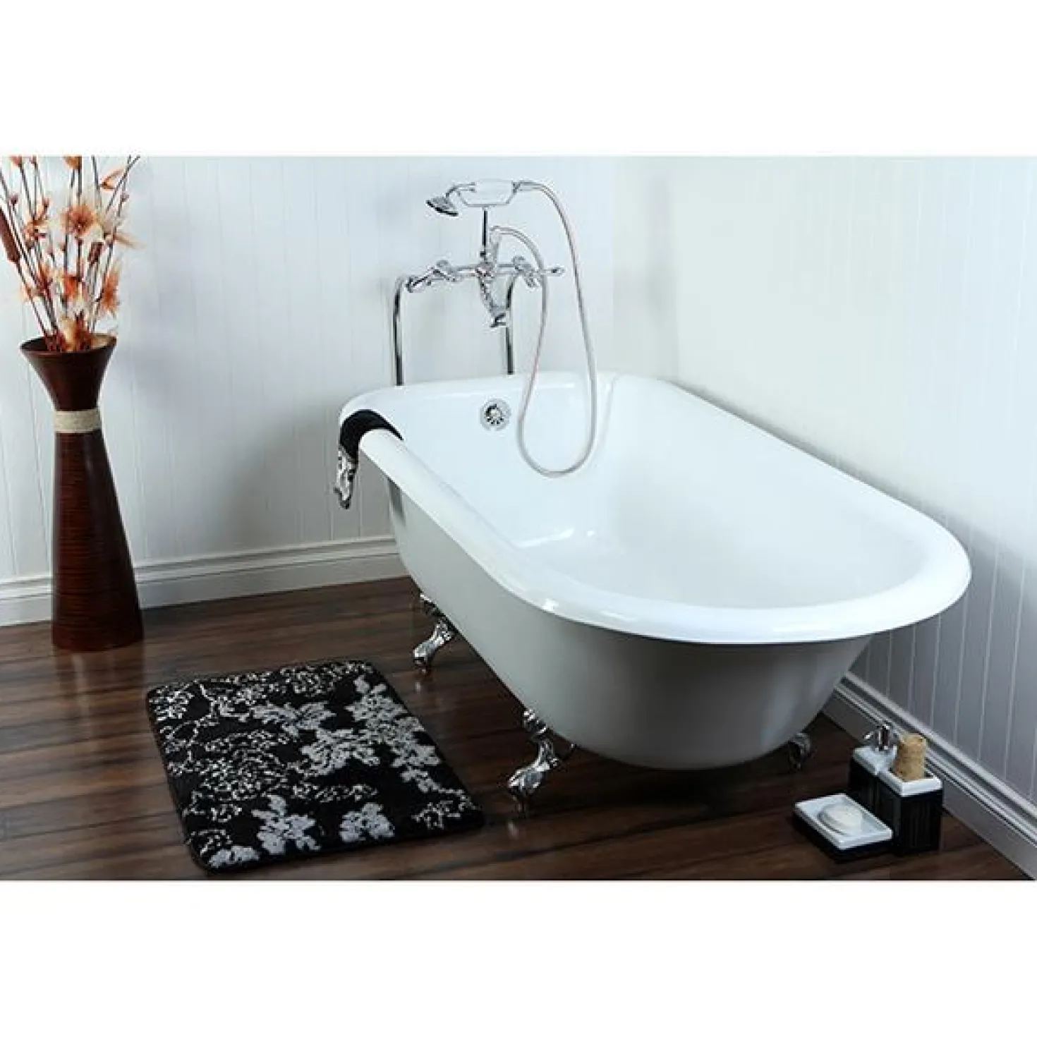 Kingston Brass Vintage Freestanding Tub Filler Package