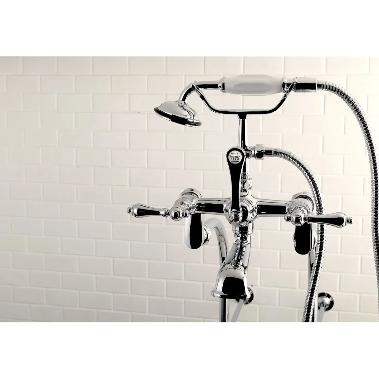 Kingston Brass Vintage Freestanding Tub Filler Package