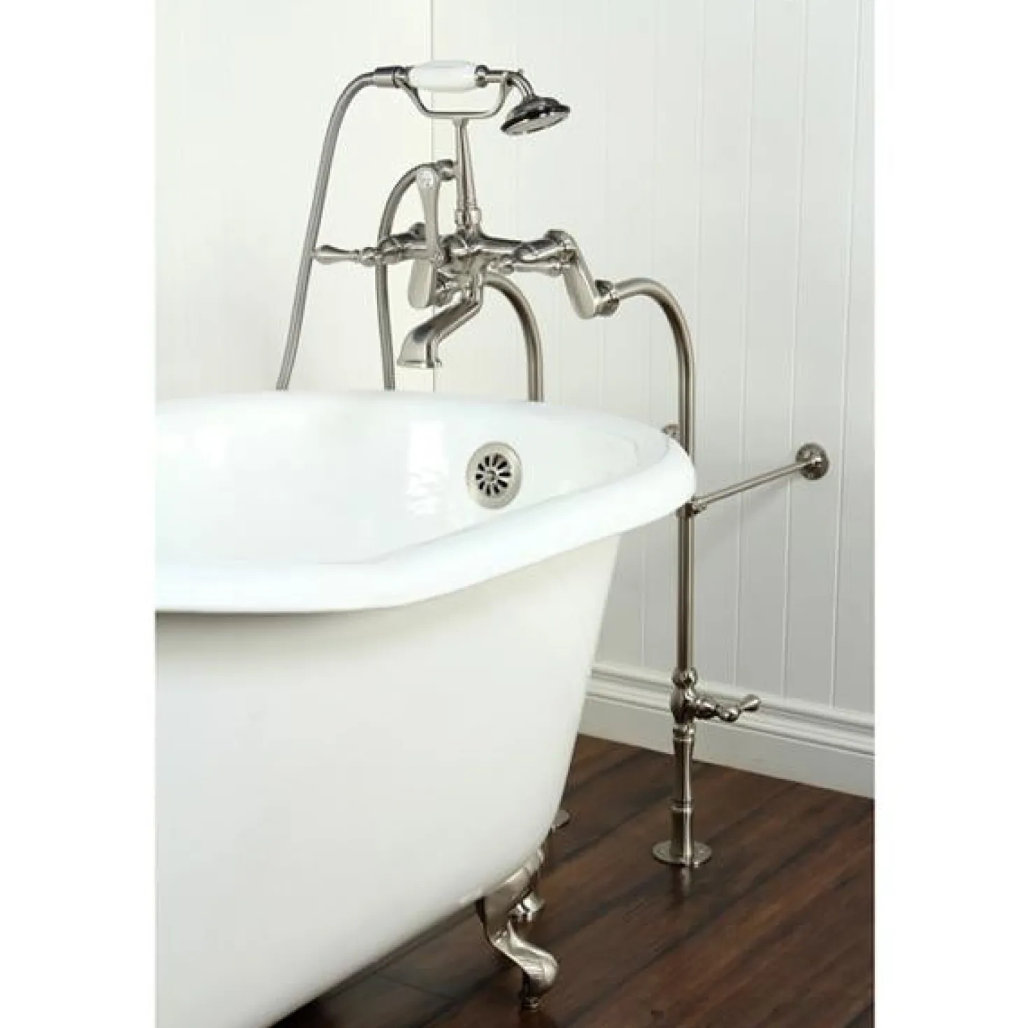 Kingston Brass Vintage Freestanding Tub Filler Package
