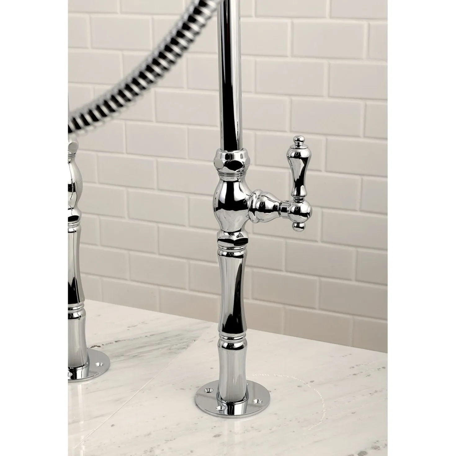 Kingston Brass Vintage Freestanding Tub Filler Package