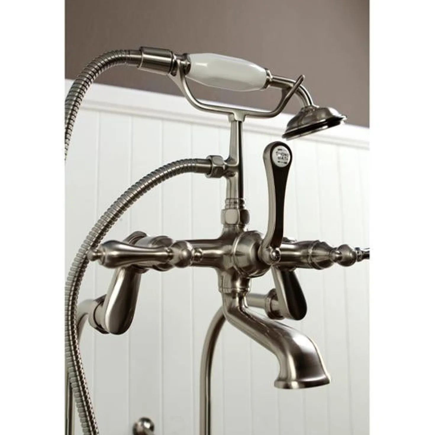 Kingston Brass Vintage Freestanding Tub Filler Package