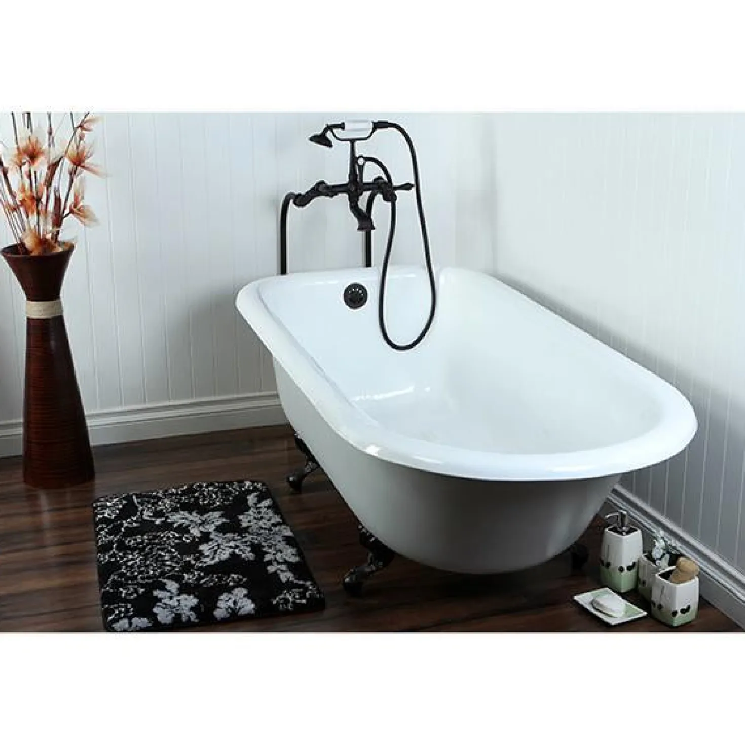 Kingston Brass Vintage Freestanding Tub Filler Package