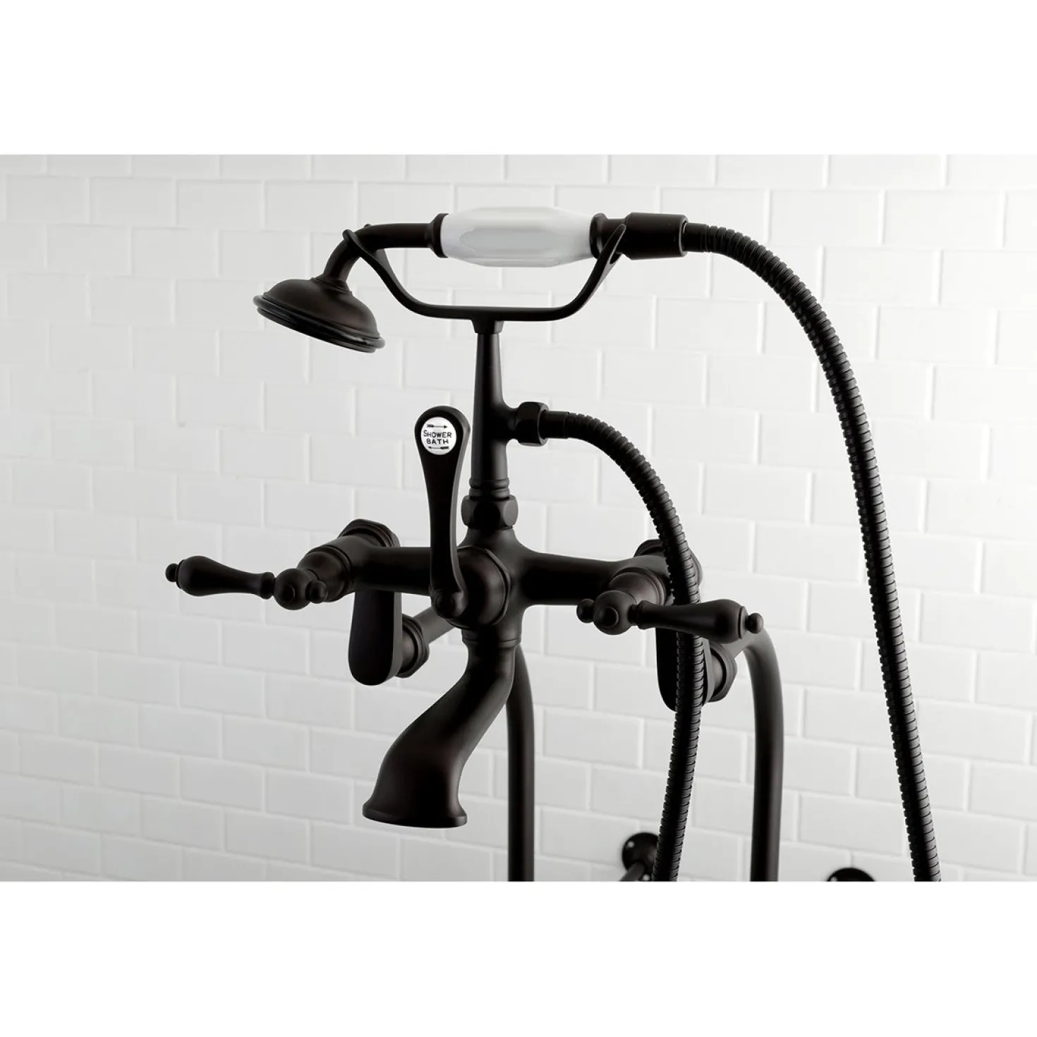 Kingston Brass Vintage Freestanding Tub Filler Package
