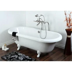 Kingston Brass Vintage Freestanding Tub Filler Package