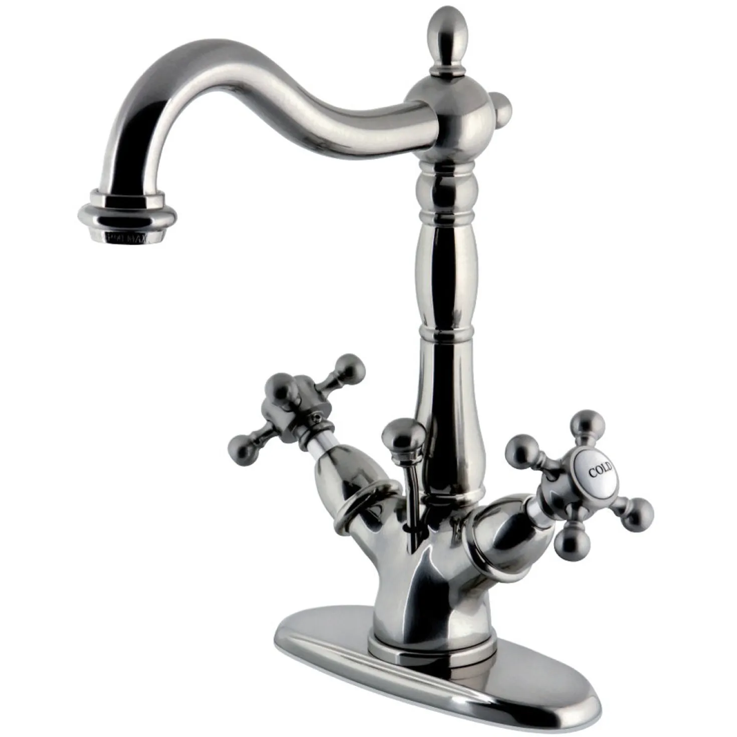 Kingston Brass Vintage 2-Handle 4-Inch Centerset Bathroom Faucet