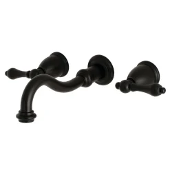 Kingston Brass Vintage 2-Handle Wall Mount Bathroom Faucet