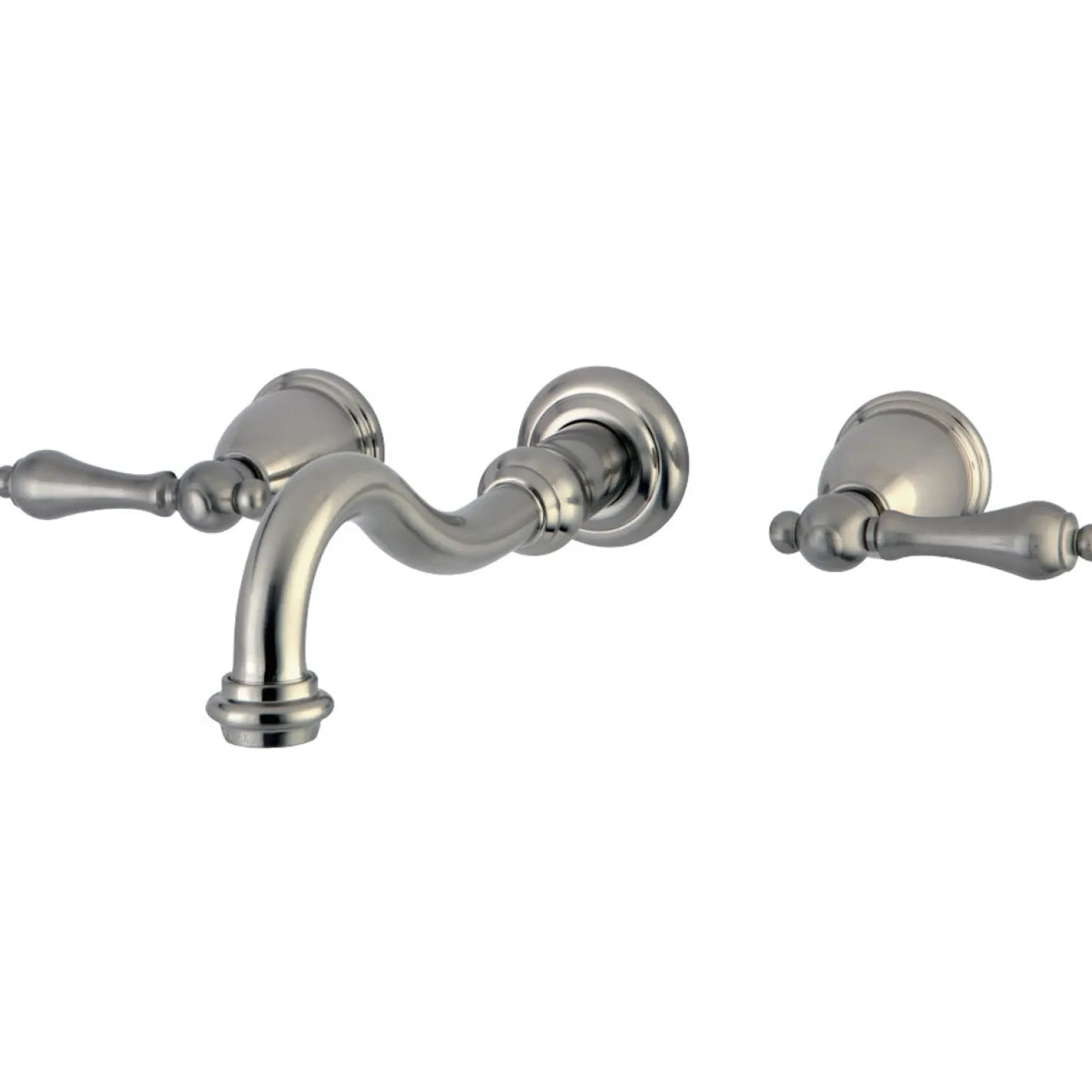 Kingston Brass Vintage 2-Handle Wall Mount Bathroom Faucet