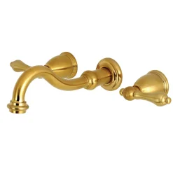 Kingston Brass Vintage 2-Handle Wall Mount Bathroom Faucet