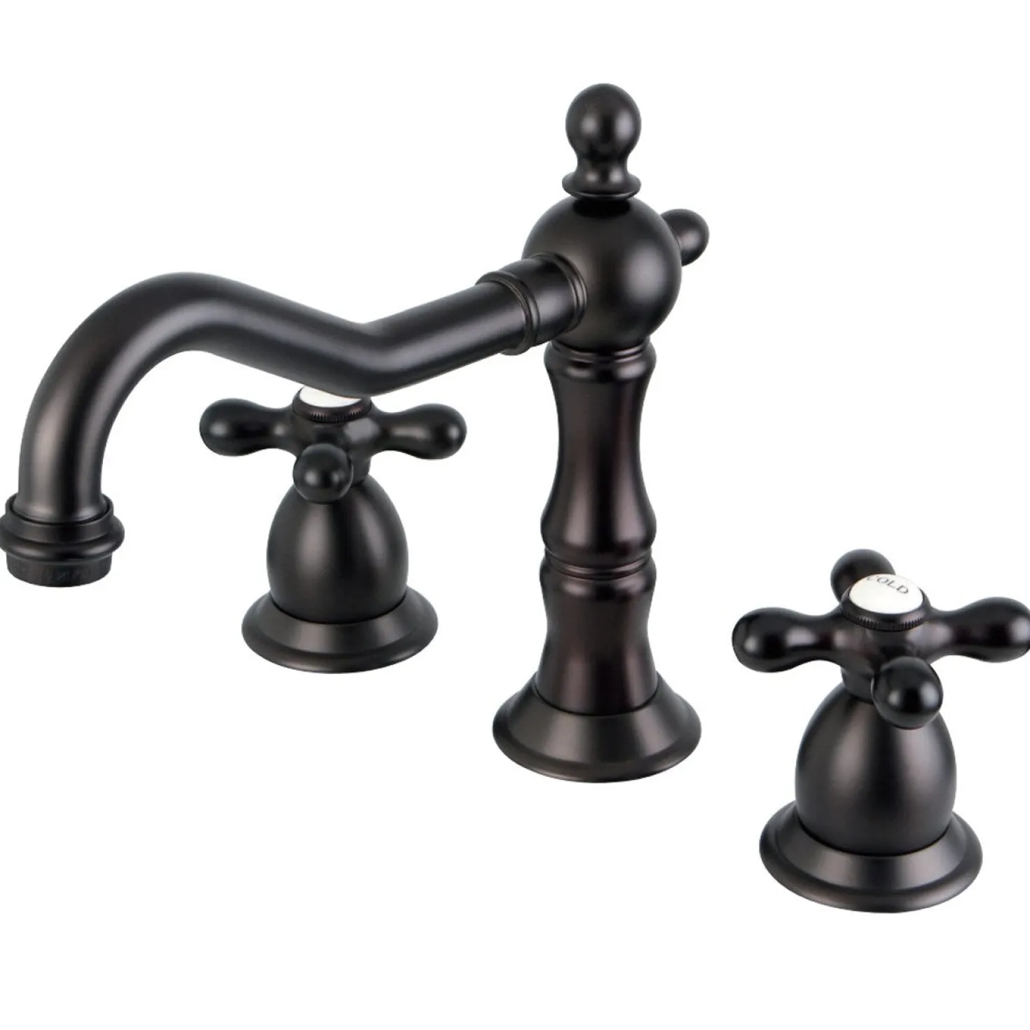 Kingston Brass Vintage 2-Handle 8 to 16-Inch Widespread Bathroom Faucet