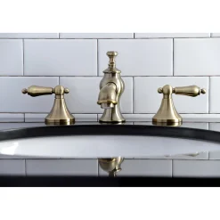 Kingston Brass Vintage 3-Hole 8-Inch Widespread Bathroom Faucet