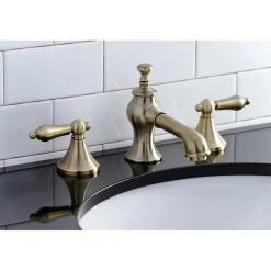 Kingston Brass Vintage 3-Hole 8-Inch Widespread Bathroom Faucet