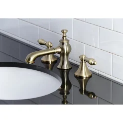 Kingston Brass Vintage 3-Hole 8-Inch Widespread Bathroom Faucet