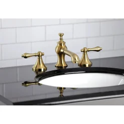 Kingston Brass Vintage 3-Hole 8-Inch Widespread Bathroom Faucet