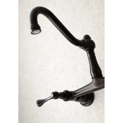 Kingston Brass Vintage 2-Hole Wall Mount Bathroom Faucet