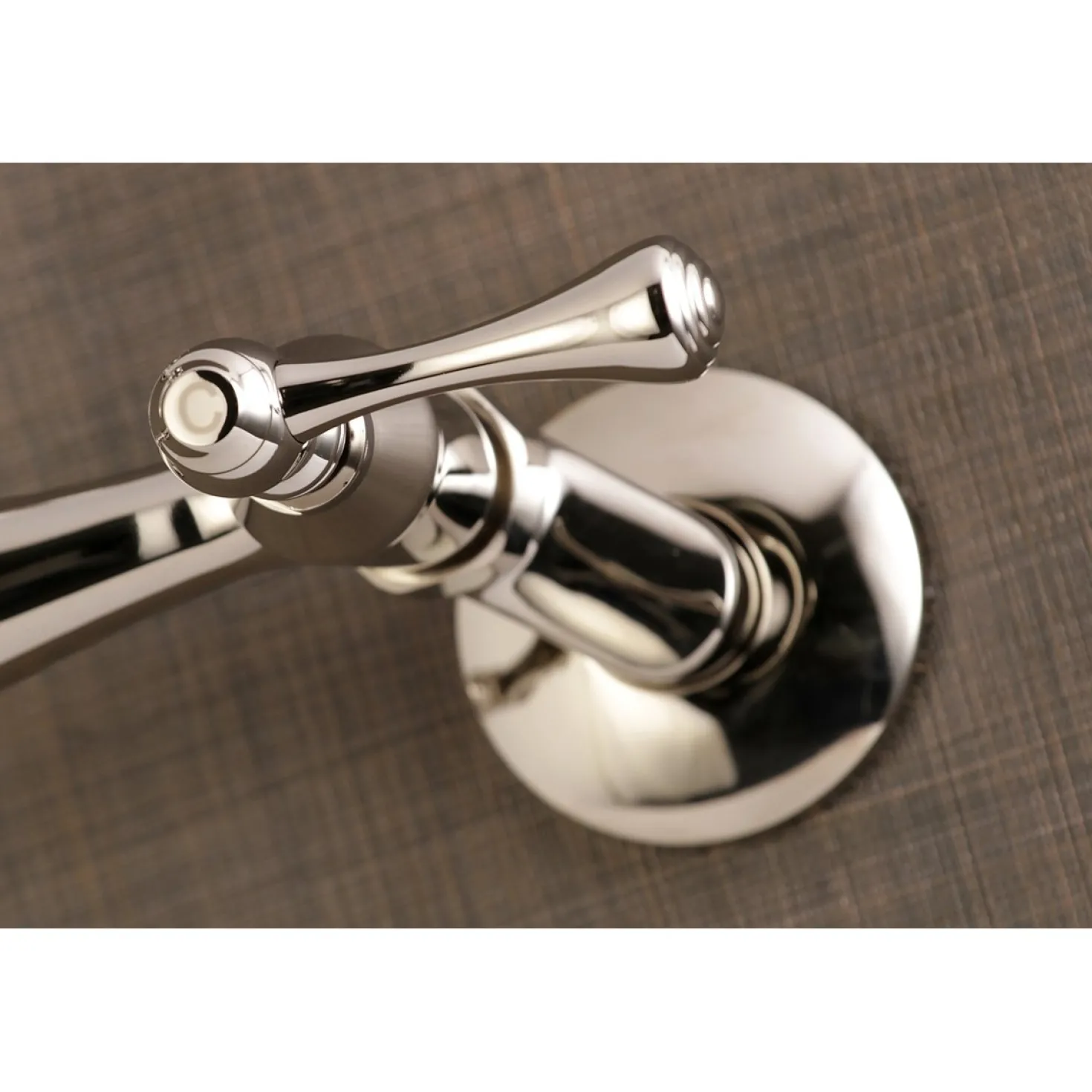 Kingston Brass Vintage 6-Inch Adjustable Center Wall Mount Kitchen Faucet