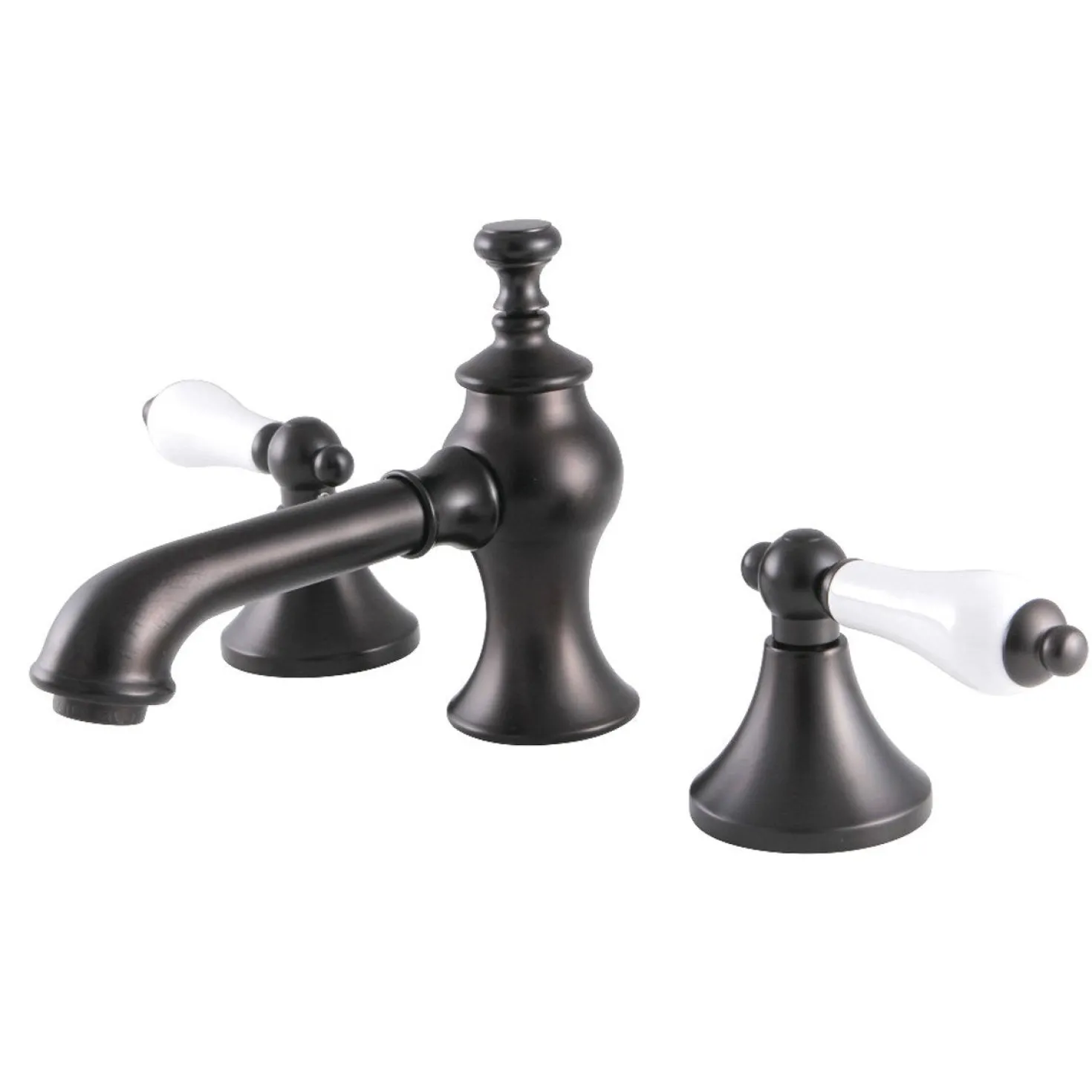 Kingston Brass Vintage 8-Inch Widespread Three-Hole Bathroom Faucet