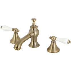 Kingston Brass Vintage 8-Inch Widespread Three-Hole Bathroom Faucet