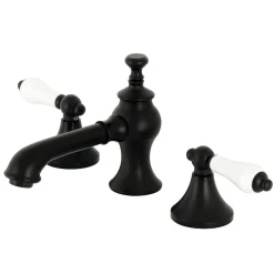 Kingston Brass Vintage 8-Inch Widespread Three-Hole Bathroom Faucet