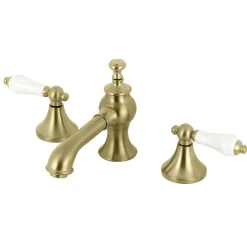Kingston Brass Vintage 8-Inch Widespread Three-Hole Bathroom Faucet