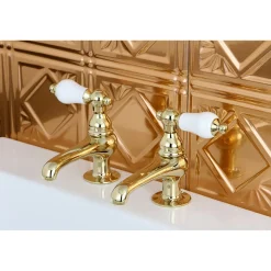 Kingston Brass Vintage Lever-Handle Basin Faucet