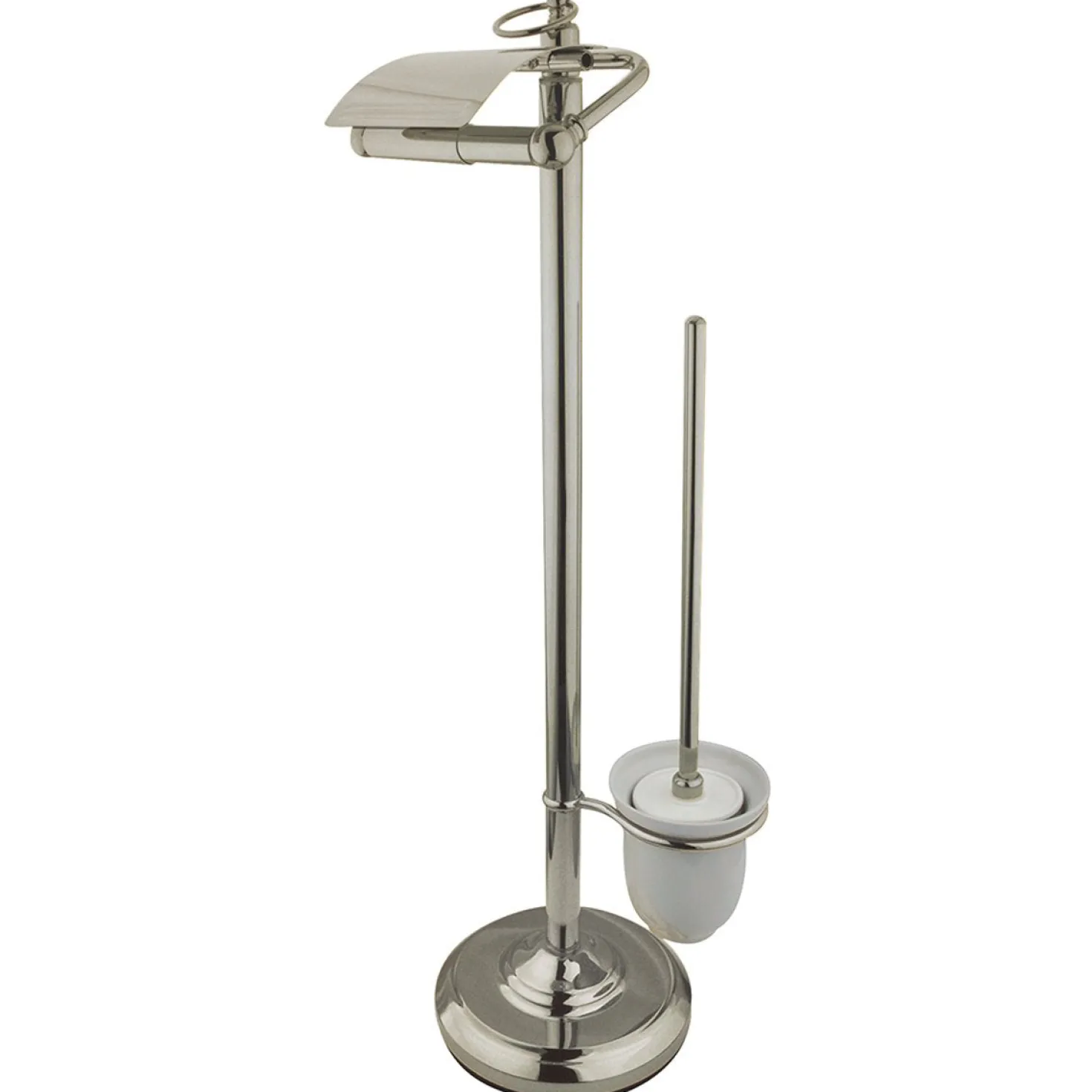 Kingston Brass Vintage Pedestal Toilet Paper and Brush Holder