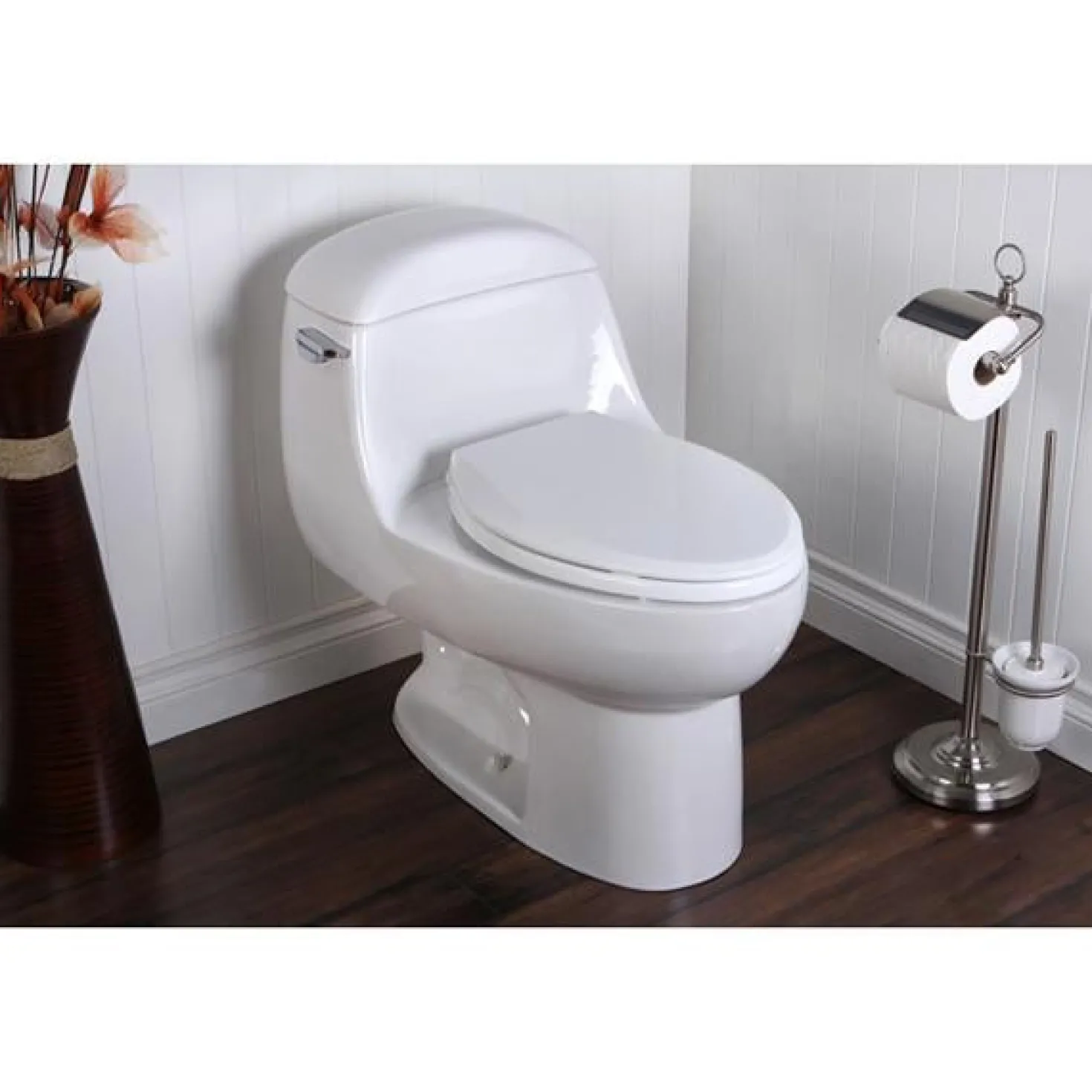 Kingston Brass Vintage Pedestal Toilet Paper and Brush Holder