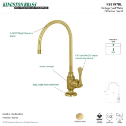 Kingston Brass Vintage Single-Handle Water Filtration Faucet