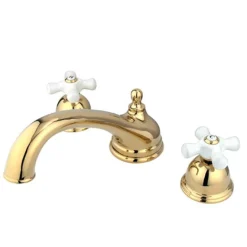 Kingston Brass Vintage Solid Brass Two Handle Three Hole Roman Tub Filler