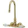 Kingston Brass Vintage 3-3/8" Spread Classic Wall Mount Clawfoot Tub Filler