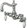 Kingston Brass Vintage 3-3/8" Spread Deck Mount Clawfoot Tub Filler