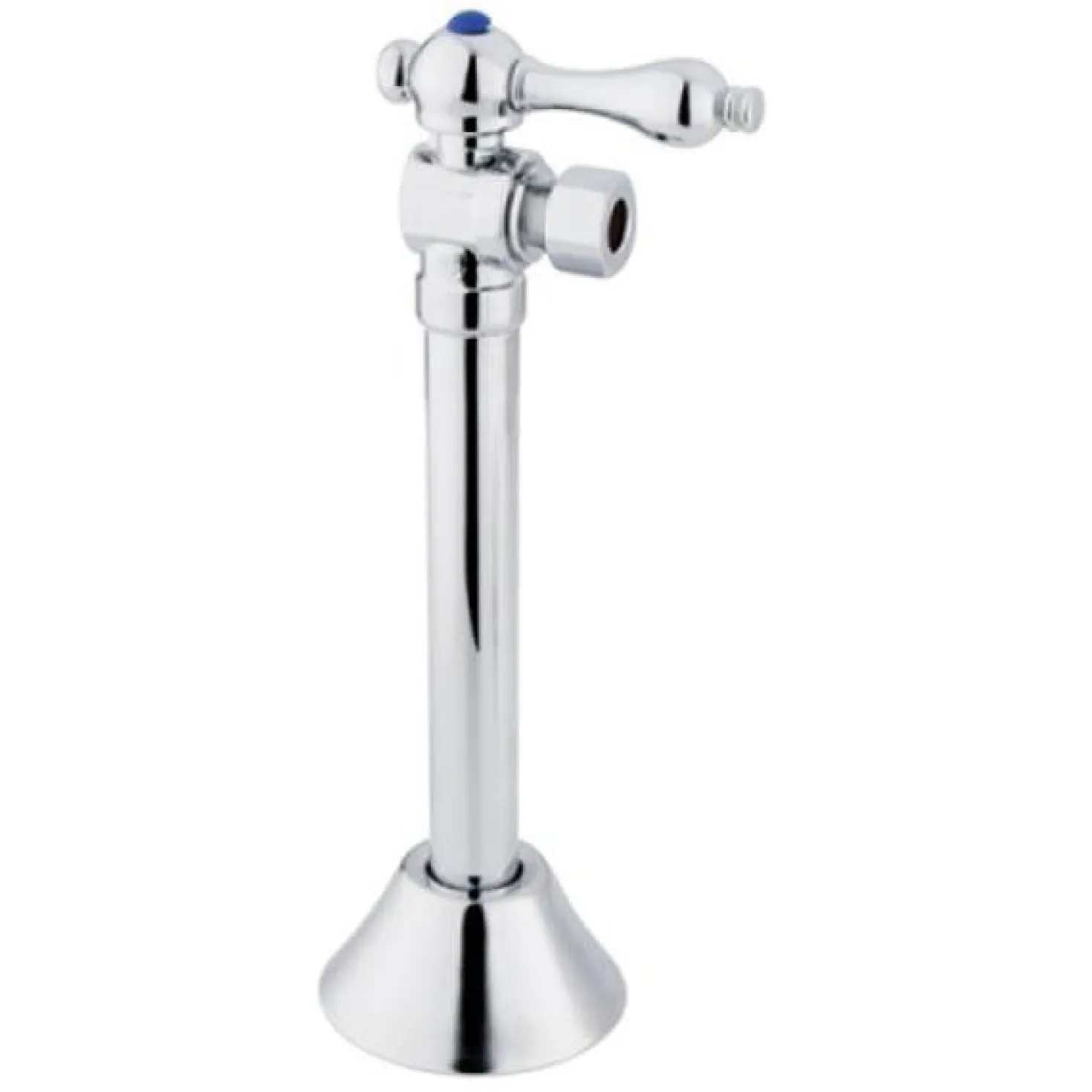 Kingston Brass Vintage 1/2" Sweat, 3/8" OD Compression with 5" Extension Angle Shut-off Valve
