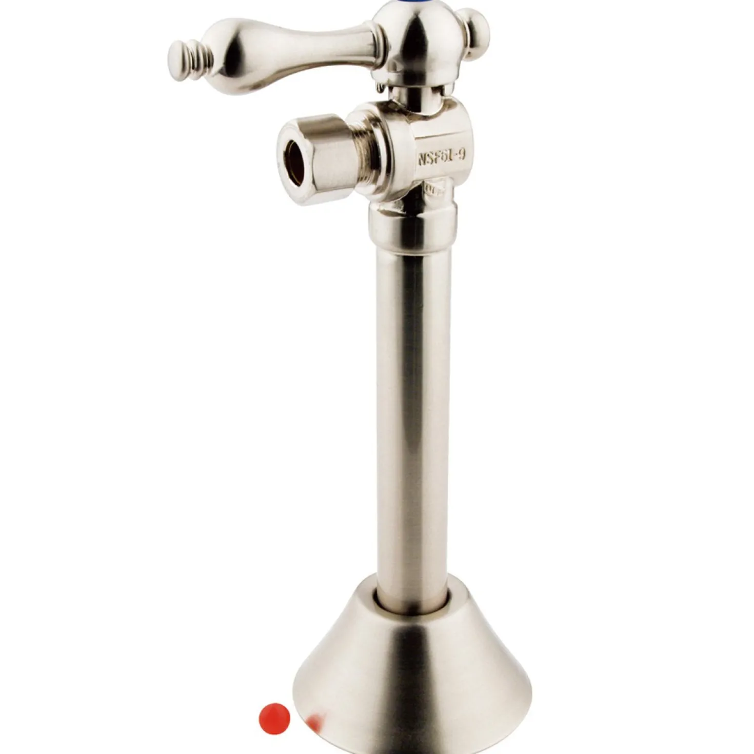 Kingston Brass Vintage 1/2" Sweat, 3/8" OD Compression with 5" Extension Angle Shut-off Valve