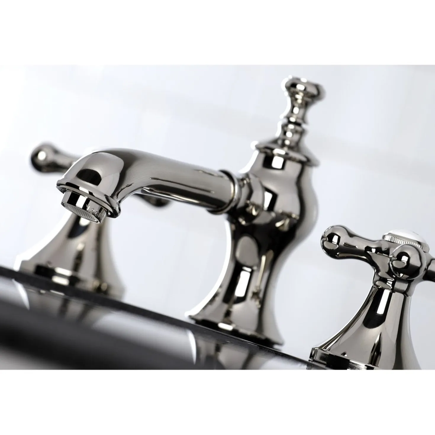 Kingston Brass Vintage Three-Hole 8-Inch Widespread Bathroom Faucet