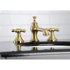 Kingston Brass Vintage Three-Hole 8-Inch Widespread Bathroom Faucet