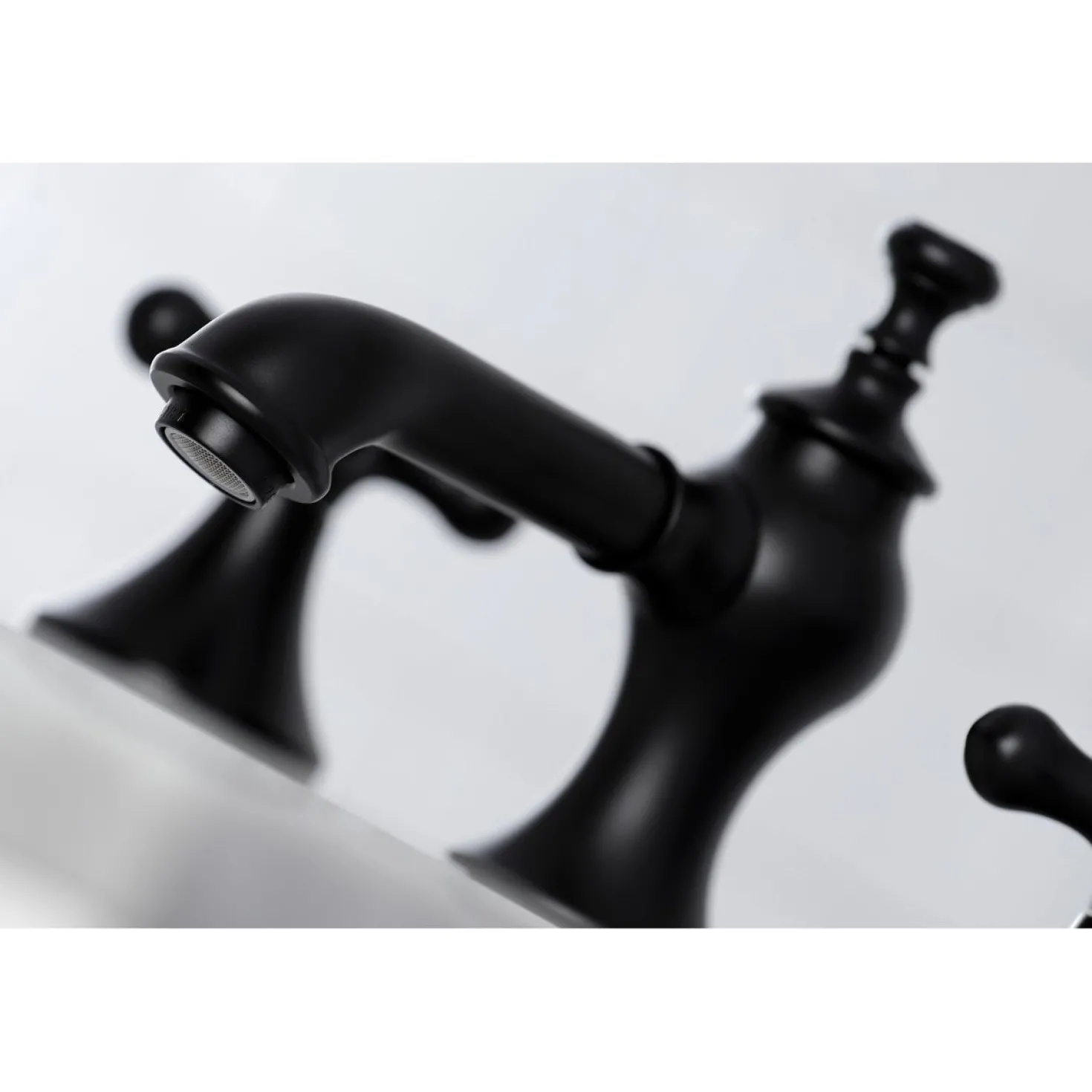Kingston Brass Vintage Three-Hole 8-Inch Widespread Bathroom Faucet