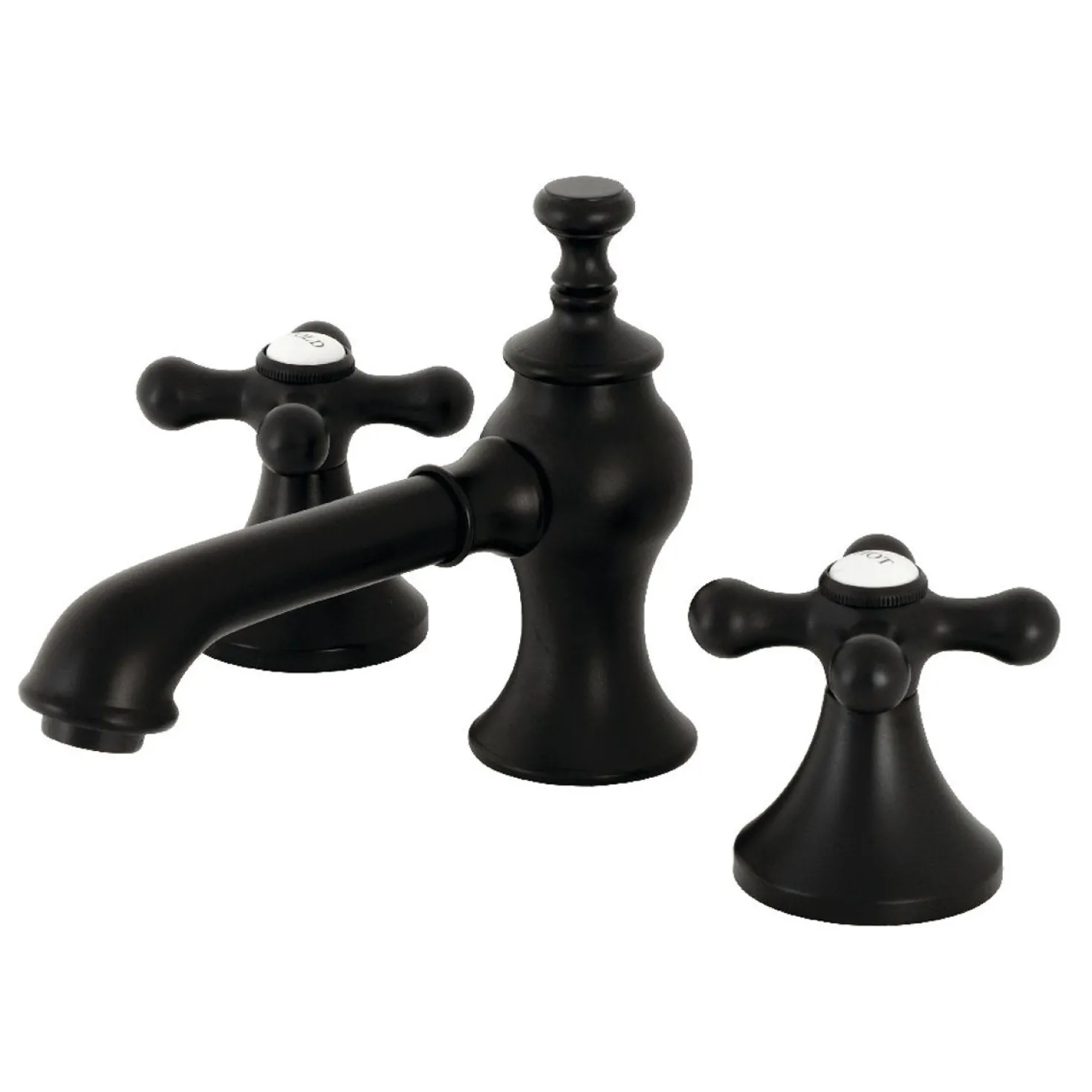Kingston Brass Vintage Three-Hole 8-Inch Widespread Bathroom Faucet